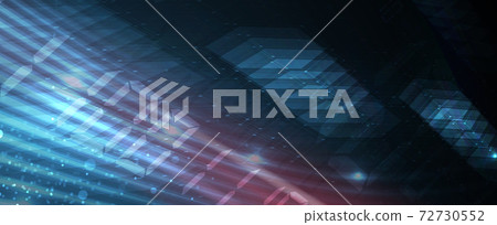 Quantum processing. Deep learning artificial intelligence. Future new technology for business or science presentation Quantum processing. Deep learning artificial intelligence. Future new technology for business or science presentation 72730552