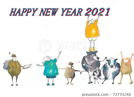 新年材料 72733248