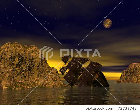 Wreck old boat 72733745