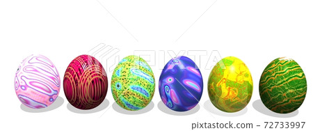 Easter colorful eggs Easter colorful eggs 72733997