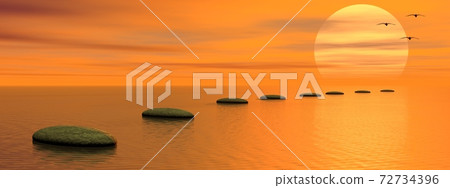 Steps to the sun 72734396