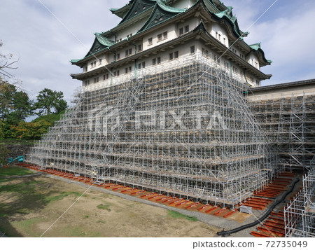 石垣測量腳手架(名古屋城) 石垣測量腳手架(名古屋城) 72735049