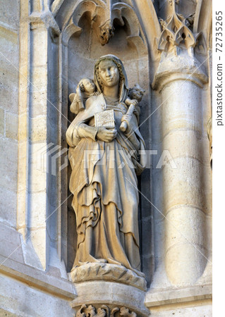 Statue of Saint, Saint-Jacques Tower, Paris, France 72735265