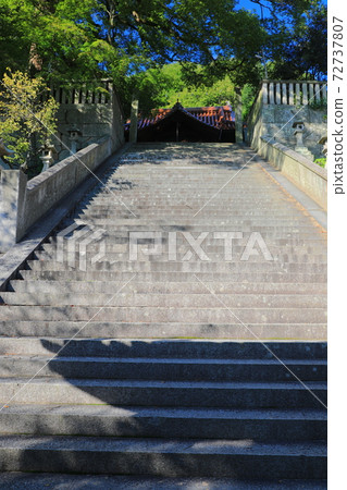 [Hiroshima Prefecture] Stone steps at Misode Tenmangu Shrine in Onomichi 72737807