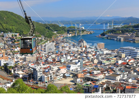 [廣島縣] Senkojiyama索道和Omichi Townscape 72737877