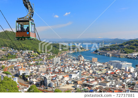 [廣島縣] Senkojiyama索道和Omichi Townscape 72737881