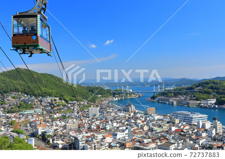 [Hiroshima Prefecture] Senkoji Mountain Ropeway and Onomichi Townscape 72737883