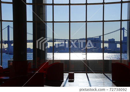 View of Rainbow Bridge from Harumi Passenger Terminal View of Rainbow Bridge from Harumi Passenger Terminal 72738092