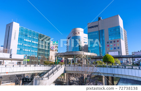 Japan's Kawasaki cityscape Mizonoguchi station (Musashi Mizonoguchi station), etc. 72738138