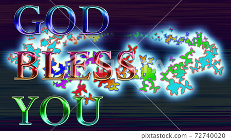 God bless you. It is a wording in the national anthem of the United States. 72740020