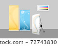 Display stuff with color chart 72743830