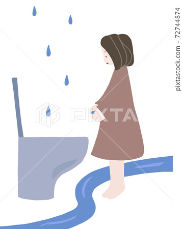 手繪插圖表達了廁所和水的重要性（甚至與可持續發展目標有關） 72744874