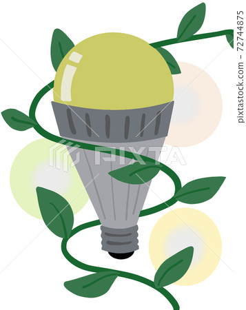 Hand-drawn illustrations with the image of clean energy (even related to SDGs and energy saving) Hand-drawn illustrations with the image of clean energy (even related to SDGs and energy saving) 72744875