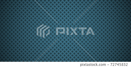 Neon glow light dark blue color square pattern design grid concept. 72745832