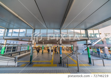 View of Kawasaki cityscape of Japan Tokyu Corporation Mizonokuchi station etc. 72746219