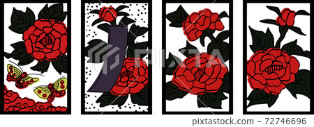 Hanafuda _六月/牡丹定 72746696