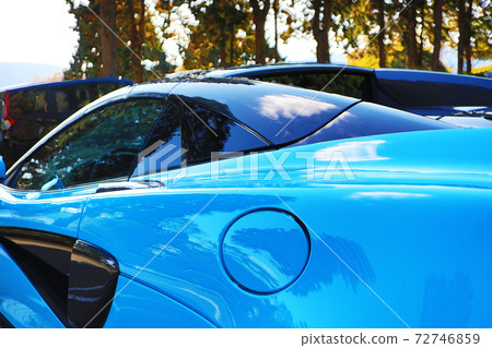 Light blue supercar Light blue supercar 72746859
