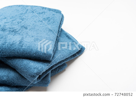 Bath towel taken on a white background 72748052