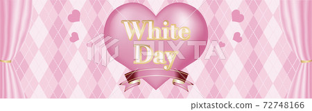 White day banner background illustration material White day banner background illustration material 72748166