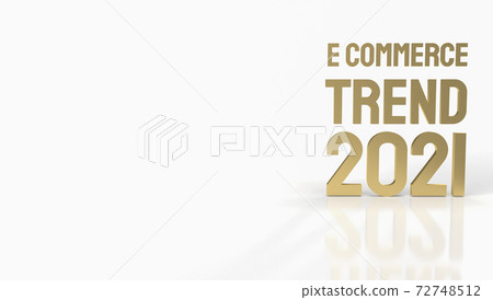 The gold e commerce on white background for online marketing 3d rendering. The gold e commerce on white background for online marketing 3d rendering. 72748512
