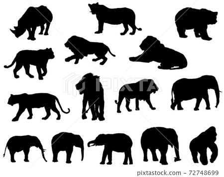 Animal silhouette_set 2 Animal silhouette_set 2 72748699