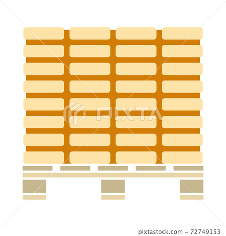 Icon Of Construction Pallet Icon Of Construction Pallet 72749153
