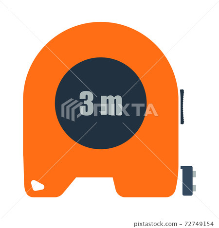 Icon Of Constriction Tape Measure Icon Of Constriction Tape Measure 72749154