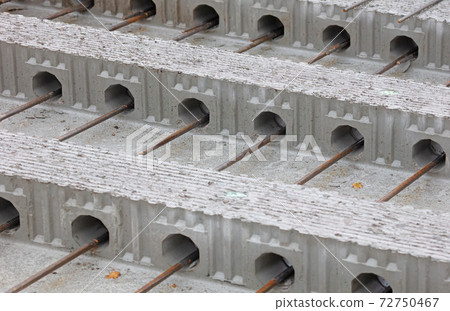 Metal reinforcement grid - Reinforced concrete preparation Metal reinforcement grid - Reinforced concrete preparation 72750467