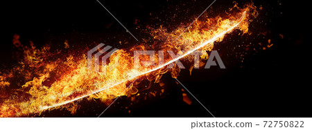 Burning flame sword Burning flame sword 72750822