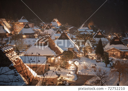 京都府美山K之佐藤雪燈廊照明 72752210