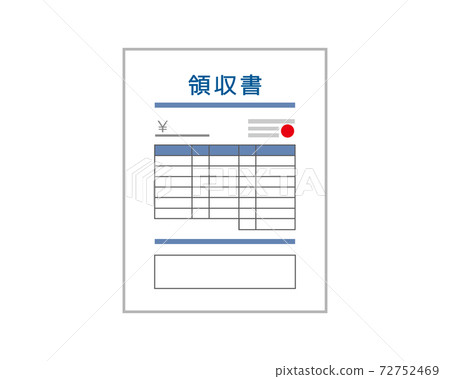 Receipt vector illustration statement 72752469
