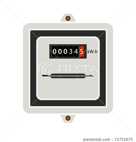 Electric Meter Icon Electric Meter Icon 72752675