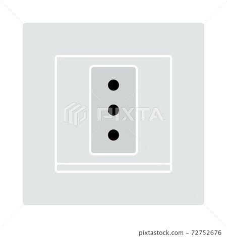 Italy Electrical Socket Icon 72752676
