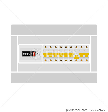 Circuit Breakers Box Icon 72752677