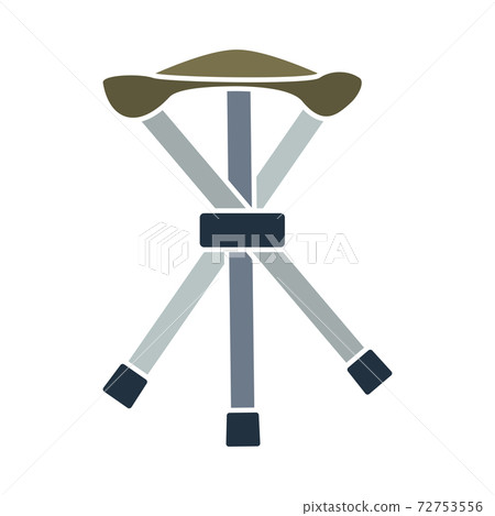 Icon Of Fishing Folding Chair Icon Of Fishing Folding Chair 72753556