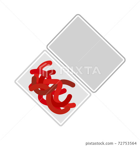 Icon Of Worm Container Icon Of Worm Container 72753564