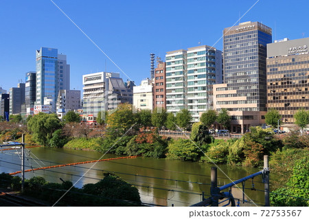 [千代田區]市谷站前的風景 72753567