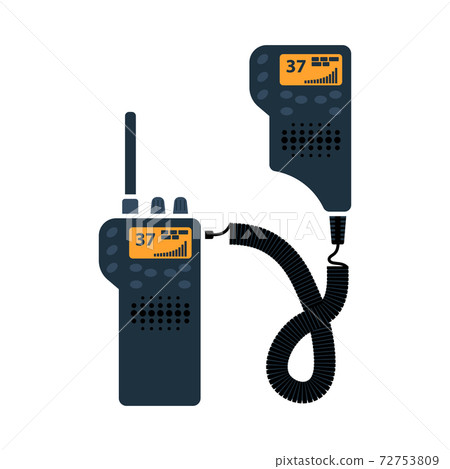 Police Radio Icon 72753809