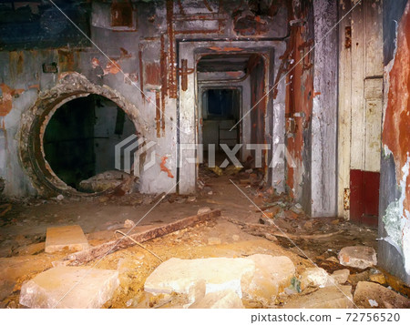 Underground military bunker from second world war Underground military bunker from second world war 72756520