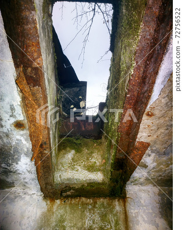 Underground military bunker from second world war Underground military bunker from second world war 72756522