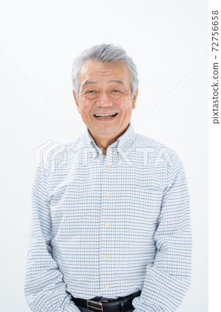 Senior male portrait smile Senior male portrait smile 72756658