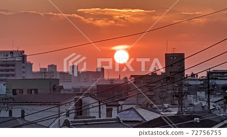 City in the evening 72756755