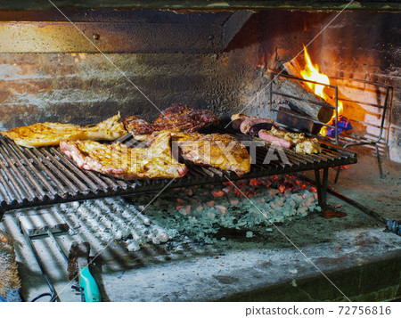Argentinean barbecue asado 72756816