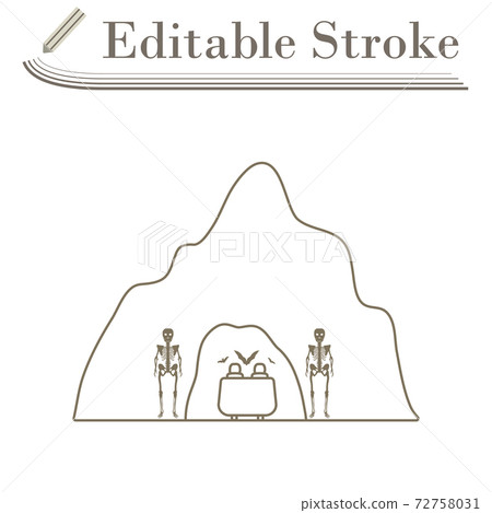 Scare Cave Icon 72758031