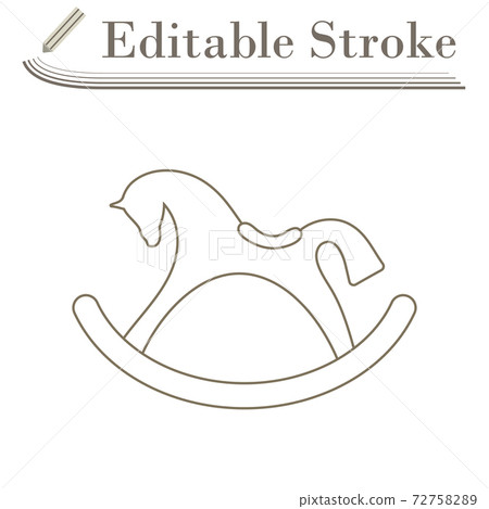 Rocking Horse Icon 72758289