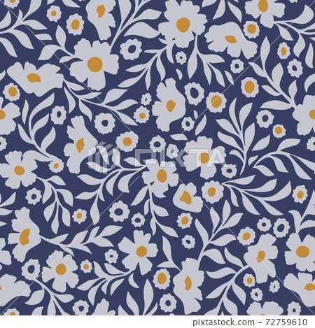 Abstract daisy flowers vector background. Small... - Stock Illustration ...
