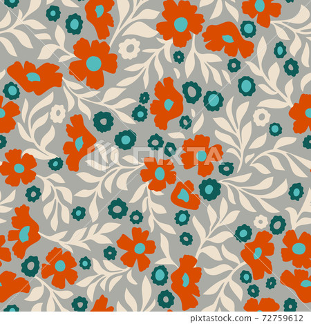 Abstract daisy flowers vector background. Small... - Stock Illustration ...