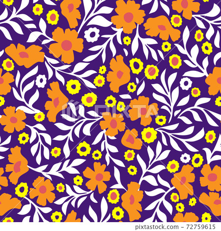 Abstract daisy flowers vector background. Small... - Stock Illustration ...