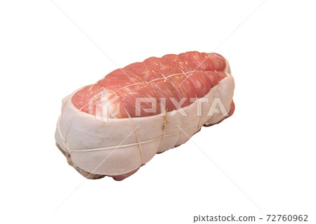 Raw veal meat on white background 72760962