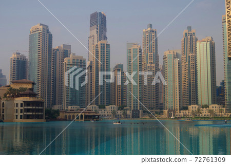 Dubai skyscrapers cityscape 72761309